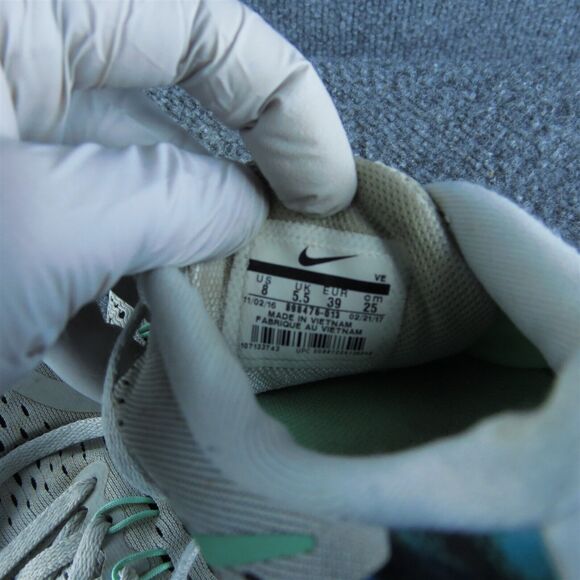 Nike Flex 2017 Run Women Sneaker Shoes Size 8 Medium Gray Synthetic‎ Lace Up - Picture 7 of 10